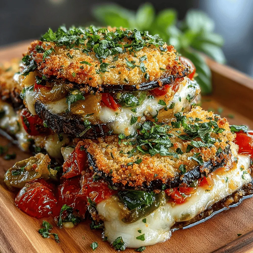 Eggplant, Tomato & Hatch Bake is a vibrant and hearty dish that beautifully marries the rich flavors of eggplants and tomatoes with the delightful kick of Hatch chiles. This vegetarian bake is not just for those who prefer plant-based meals; its robust taste and satisfying texture make it a favorite among meat-lovers as well. The combination of ingredients creates a dish that is both comforting and nourishing, perfect for any occasion—be it a casual family dinner or a festive gathering with friends.