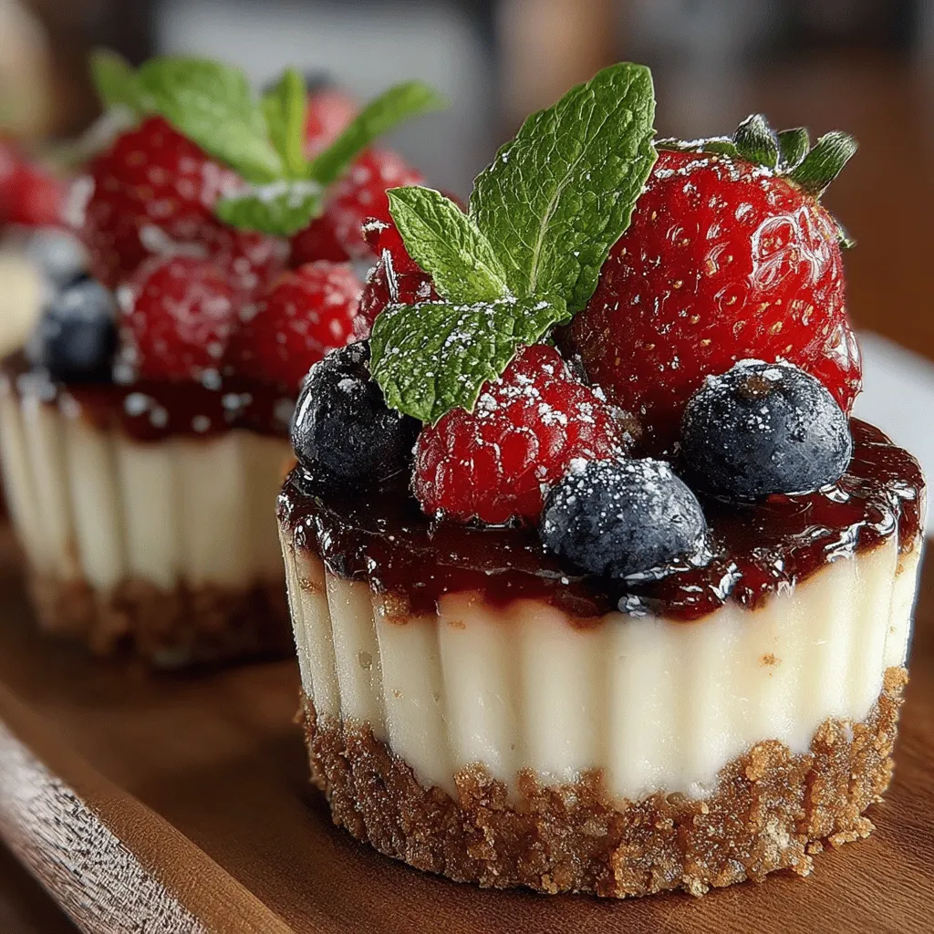 Indulging in a delightful dessert doesn't have to mean compromising on simplicity or flavor. Enter the Berry Bliss Cheesecake Cups, a delectable treat that combines the richness of cheesecake with the fresh taste of mixed berries. Perfect for gatherings, special occasions, or as a sweet ending to a weeknight meal, these individual cups offer a perfect balance of creamy texture and fruity goodness. Not only are they visually appealing, but they also provide a satisfying and refreshing way to enjoy cheesecake without the fuss of a traditional slice. The individual servings make them easy to serve and even easier to enjoy, allowing guests to savor their own little portion of bliss.
