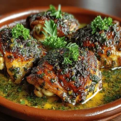 When it comes to comfort food that combines ease of preparation with aromatic flavors, Roasted Garlic Herb Chicken Thighs rank high on the list. This dish is not only a feast for the senses but also a celebration of culinary simplicity. The combination of succulent chicken thighs, fragrant garlic, and a medley of fresh herbs creates a mouthwatering experience that is both satisfying and comforting. Whether you're cooking for a family gathering or a quiet dinner at home, this recipe promises to deliver a delightful meal that will leave everyone asking for seconds.