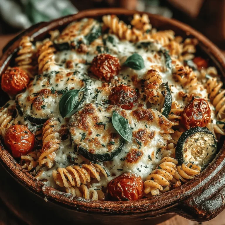When it comes to making a delicious pasta bake, seasoning is key. The cheese mixture, typically made from ricotta, mozzarella, and Parmesan, needs to be seasoned well to complement the other layers of the dish. Adding a pinch of salt, freshly cracked black pepper, and a touch of garlic powder to the cheese mixture enhances its flavor profile, ensuring it stands out among the veggies and pasta. Consider incorporating dried herbs like oregano and basil, which pair beautifully with zucchini and tomatoes, bringing an aromatic quality that elevates the entire dish.