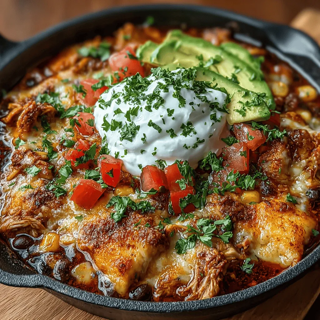 In our fast-paced world, the demand for quick yet delicious meals has never been higher. Between work, family commitments, and social obligations, finding the time to prepare wholesome dinners can feel like a daunting task. However, with the right recipes in your culinary arsenal, you can whip up satisfying meals that don't compromise on flavor or nutrition. Enter the Mini Chicken Enchilada Skillet Bowls—a perfect solution for busy weeknights, this one-pan dish combines succulent chicken, vibrant vegetables, and a medley of spices into a delightful meal that the whole family will love.