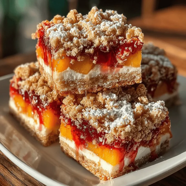 If you're looking for a delicious and nutritious snack that perfectly balances flavor and health, look no further than frozen peach raspberry oat bars. These delightful treats combine the sweetness of ripe peaches and tangy raspberries with the wholesome goodness of oats, making them an ideal choice for breakfast, dessert, or an afternoon pick-me-up. Not only are they easy to prepare, but they also provide a satisfying way to enjoy the bounty of summer fruits all year round.