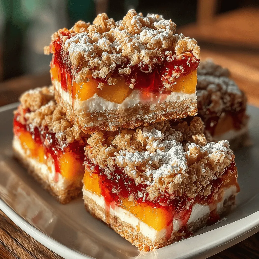 If you're looking for a delicious and nutritious snack that perfectly balances flavor and health, look no further than frozen peach raspberry oat bars. These delightful treats combine the sweetness of ripe peaches and tangy raspberries with the wholesome goodness of oats, making them an ideal choice for breakfast, dessert, or an afternoon pick-me-up. Not only are they easy to prepare, but they also provide a satisfying way to enjoy the bounty of summer fruits all year round.
