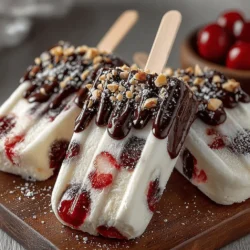 As the temperatures rise and the sun shines brighter, nothing quite compares to the joy of indulging in frozen treats. Among the myriad of options available, Frozen Yogurt Choco-Cherry Pops stand out as a deliciously refreshing choice that perfectly balances health and indulgence. These delightful pops combine the creamy texture of Greek yogurt with the natural sweetness of cherries and the rich allure of dark chocolate. Not only do they satisfy your sweet tooth, but they also offer a healthier alternative to traditional ice creams, making them an excellent option for those looking to cool down without the guilt.