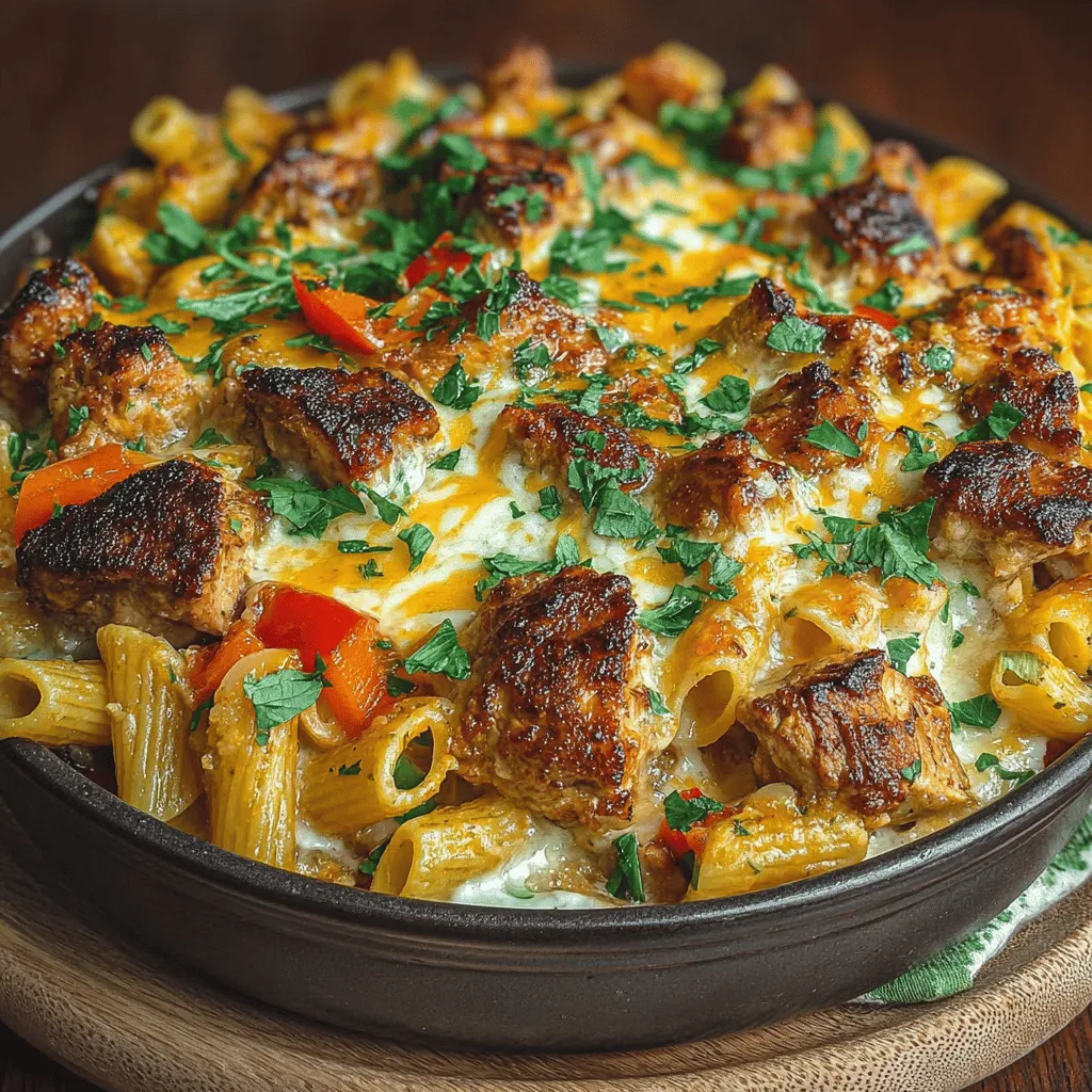 In the realm of culinary delights, the fusion of flavors often leads to innovative and exciting dishes that capture the essence of multiple cuisines. One such creation is the Spicy Chicken Fajita Pasta Bake, a delectable dish that marries the vibrant, zesty flavors of classic fajitas with the comforting, hearty nature of a baked pasta casserole. This recipe has gained popularity for its ability to deliver a satisfying meal that combines the best of both worlds, making it a favorite among families and busy individuals alike.
