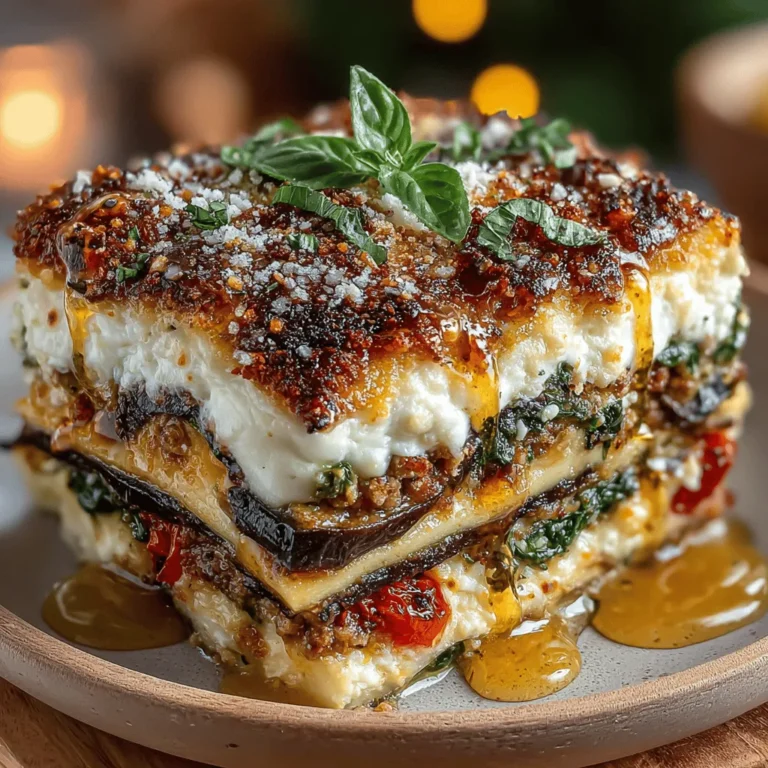 Lasagna is a beloved dish that transcends cultural boundaries, offering layers of flavor, comfort, and satisfaction. In this recipe for Cheesy Eggplant & Hatch Lasagna, we take a classic Italian favorite and give it a Southwestern twist. The combination of tender eggplant, smoky Hatch chiles, and an array of rich cheeses creates a dish that is not only hearty but also packed with unique flavors that tantalize the taste buds. This lasagna appeals to both meat lovers and vegetarians alike, making it a versatile option for various dietary preferences.
